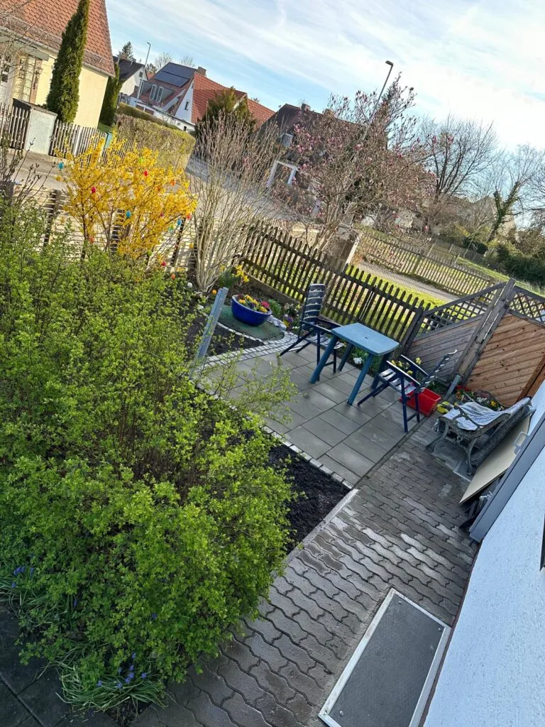 Umgestaltung eines Gartens durch Albis Gartenservice